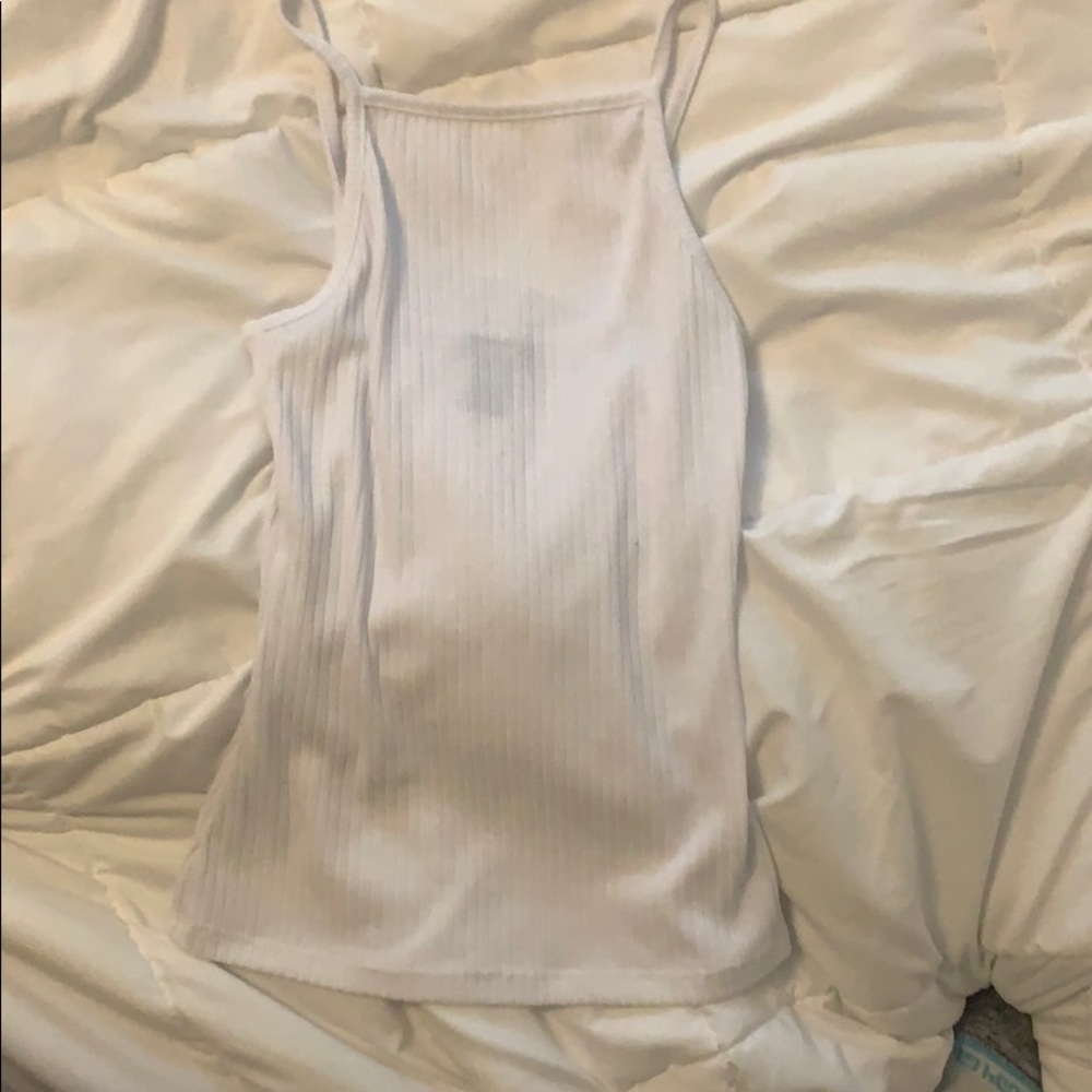 White tank top